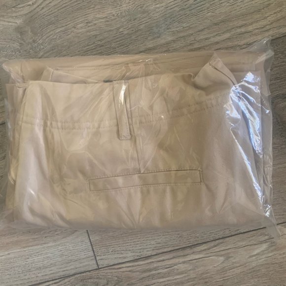 NWT LANDS' END CURVY FIT PLAIN FRONT BOOT CUT CHINO PANTS DESERT KHAKI 0 - Picture 15 of 16